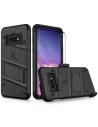 Kup Pancerne etui Zizo Bolt Cover Samsung Galaxy S10e ze szkłem 9H na ekran + podstawka & uchwyt do paska (Black/Black) - ZIZ001BLK - {ean13} - Sklep Home Screen