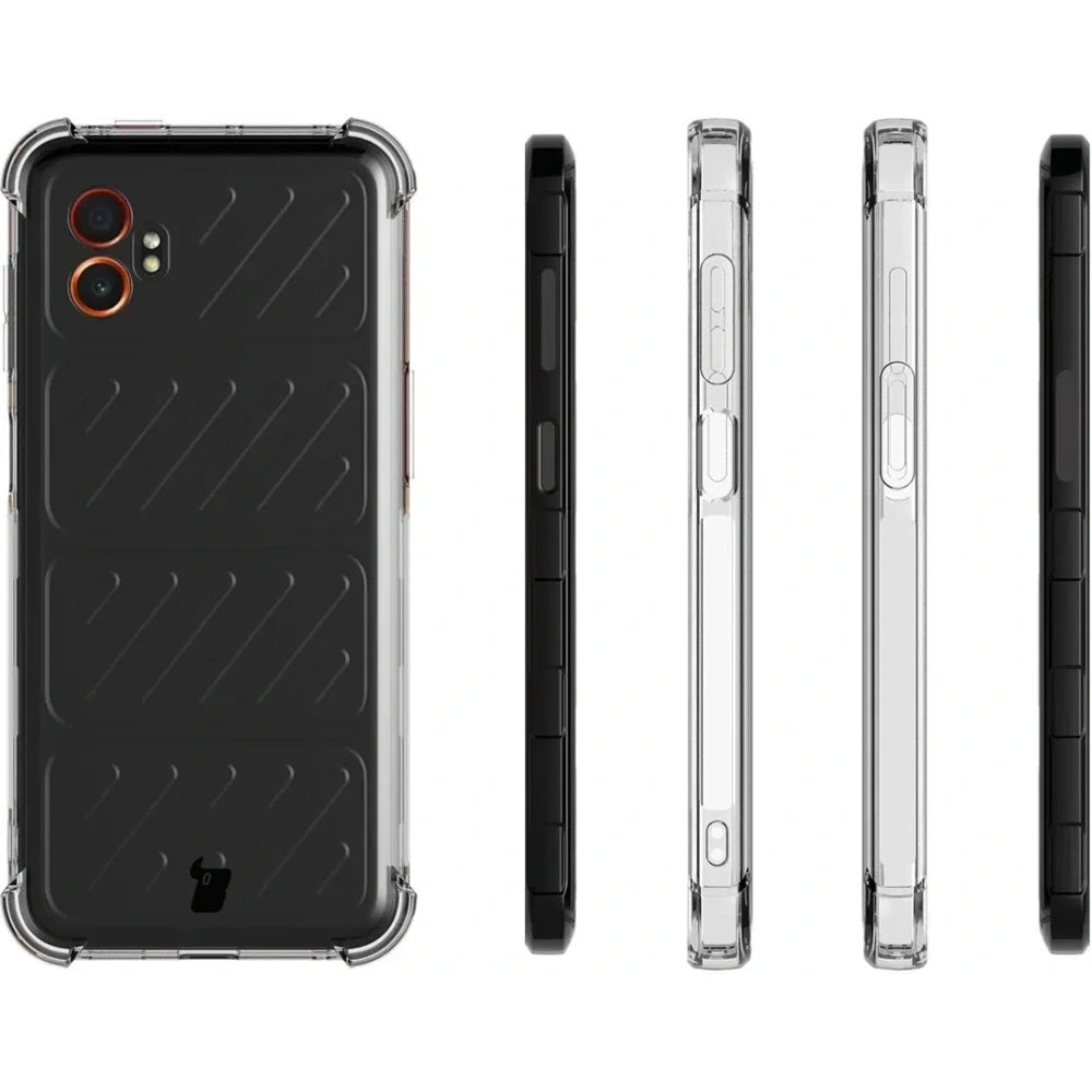Elastyczne etui Bizon Case Salpa do Samsung Galaxy XCover 7 Pro przezroczyste