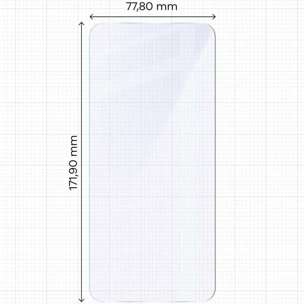 Elastyczne szkło hybrydowe Bizon Glass Mule do Xiaomi POCO M7 5G