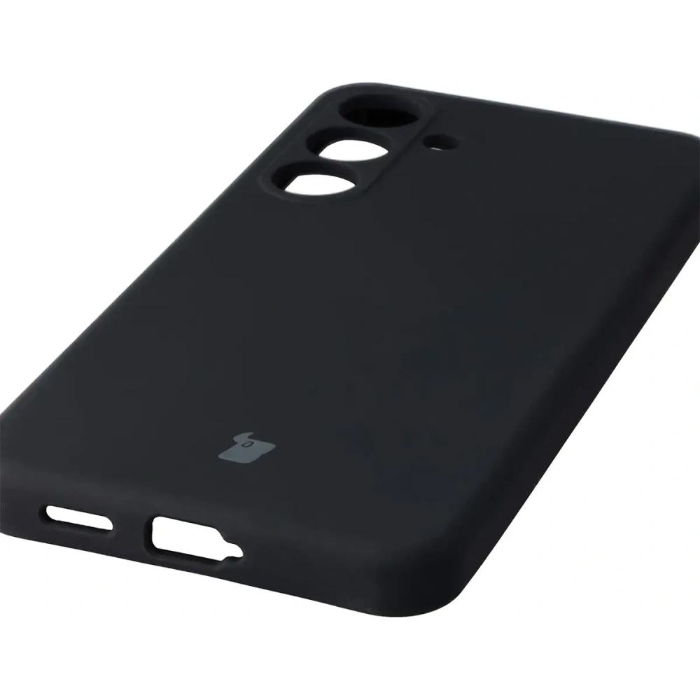 Silikonowe etui Bizon Soft Case do Samsung Galaxy S25 FE czarne