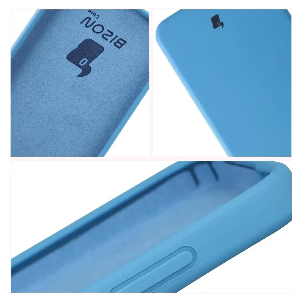 Silikonowe etui Bizon Soft Case do Samsung Galaxy S25 FE niebieskie