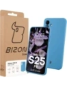 Silikonowe etui Bizon Soft Case do Samsung Galaxy S25 FE niebieskie