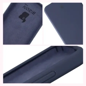 Silikonowe etui Bizon Soft Case do Samsung Galaxy S25 FE ciemnoniebieskie