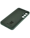 Silikonowe etui Bizon Soft Case do Samsung Galaxy S25 FE ciemnozielone
