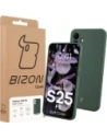 Silikonowe etui Bizon Soft Case do Samsung Galaxy S25 FE ciemnozielone