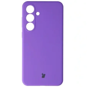 Silikonowe etui Bizon Soft Case do Samsung Galaxy S25 FE fioletowe