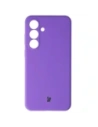 Silikonowe etui Bizon Soft Case do Samsung Galaxy S25 FE fioletowe