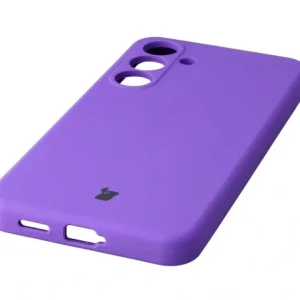 Silikonowe etui Bizon Soft Case do Samsung Galaxy S25 FE fioletowe