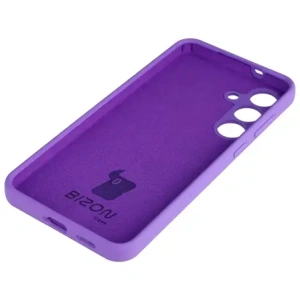 Silikonowe etui Bizon Soft Case do Samsung Galaxy S25 FE fioletowe