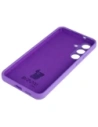 Silikonowe etui Bizon Soft Case do Samsung Galaxy S25 FE fioletowe