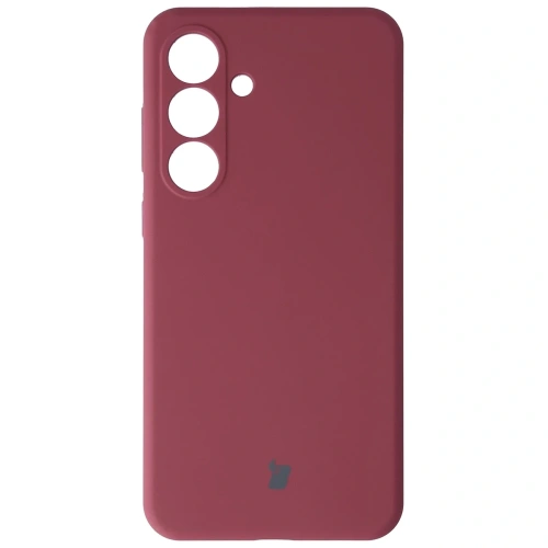 Silikonowe etui Bizon Soft Case do Samsung Galaxy S25 FE ciemnofioletowe