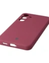 Silikonowe etui Bizon Soft Case do Samsung Galaxy S25 FE ciemnofioletowe