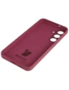 Silikonowe etui Bizon Soft Case do Samsung Galaxy S25 FE ciemnofioletowe