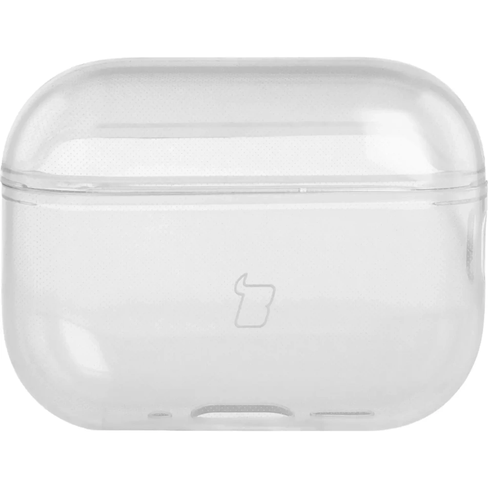 Elastyczne etui z karabińczykiem Bizon Case Headphone Clear do Apple AirPods Pro 3 przeźroczyste