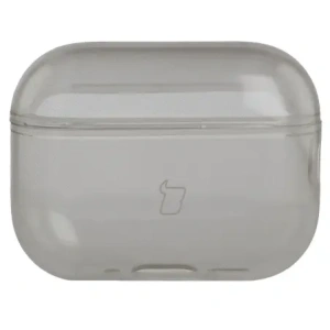 Elastyczne etui z karabińczykiem Bizon Case Headphone Clear do Apple AirPods Pro 3 przeźroczysto-czarne