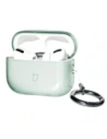 Elastyczne etui z karabińczykiem Bizon Case Headphone Clear do Apple AirPods Pro 3 przeźroczysto-zielone