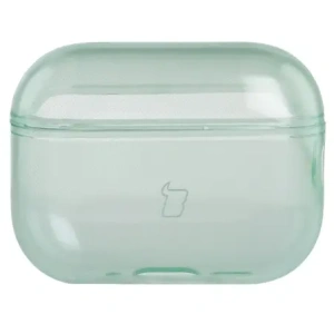 Elastyczne etui z karabińczykiem Bizon Case Headphone Clear do Apple AirPods Pro 3 przeźroczysto-zielone