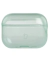 Elastyczne etui z karabińczykiem Bizon Case Headphone Clear do Apple AirPods Pro 3 przeźroczysto-zielone
