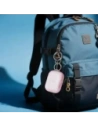 Elastyczne etui z karabińczykiem Bizon Case Headphone Clear do Apple AirPods Pro 3 przeźroczysto-różowe