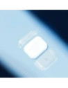 Elastyczne etui z karabińczykiem Bizon Case Headphone Clear do Apple AirPods Pro 3 przeźroczysto-brokatowe