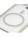 Etui z pierścieniem magnetycznym Bizon Case MatteO do Apple iPhone 17 Air przydymione-beżowe