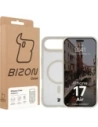 Etui z pierścieniem magnetycznym Bizon Case MatteO do Apple iPhone 17 Air przydymione-beżowe