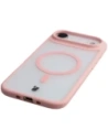 Etui z pierścieniem magnetycznym Bizon Case MatteO do Apple iPhone 17 Air przydymione-jasnoróżowe