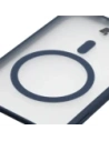 Etui z pierścieniem magnetycznym Bizon Case MatteO do Apple iPhone 17 Air przydymione-granatowe