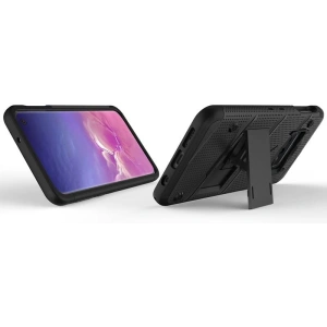 Kup Páncélozott tok Zizo Bolt Cover Samsung Galaxy S10e 9H üveggel a képernyőre + állvány & övcsipesz (Fekete/Fekete) - ZIZ001BLK - {ean13} - Sklep Home Screen