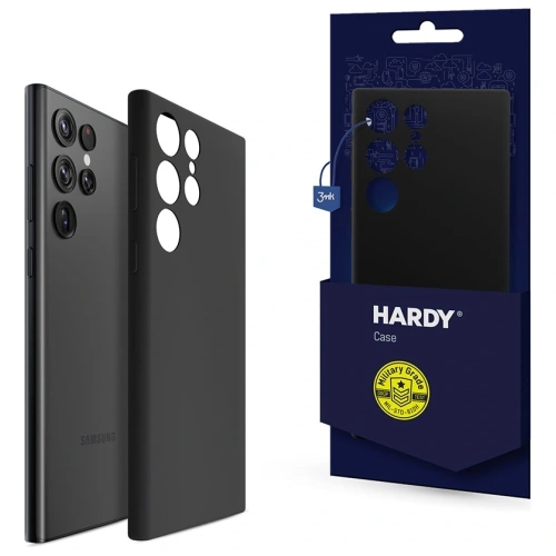 Etui 3MK Hardy Silicone MagCase do Samsung Galaxy S24 Ultra czarny