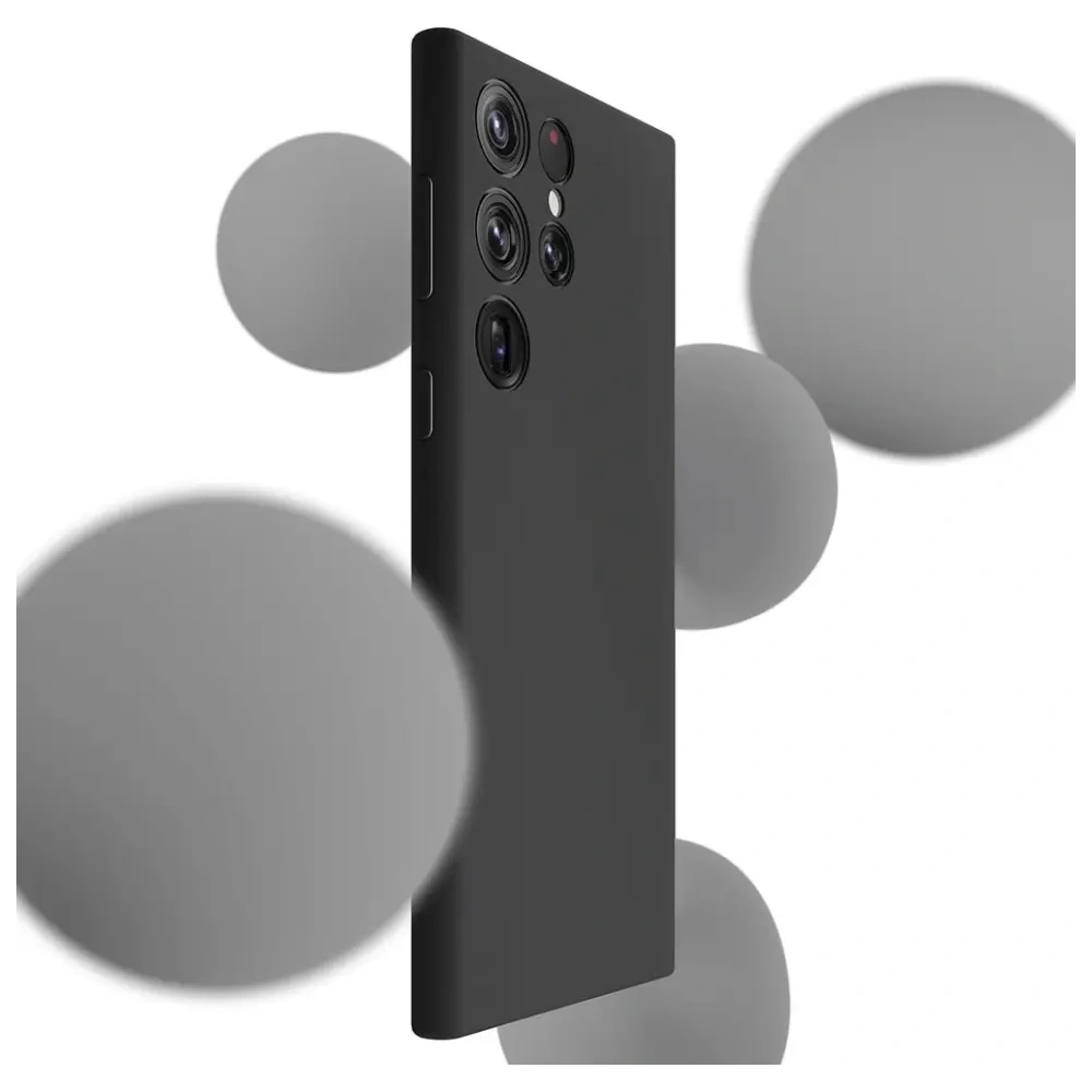 Etui 3MK Hardy Silicone MagCase do Samsung Galaxy S24 Ultra czarny