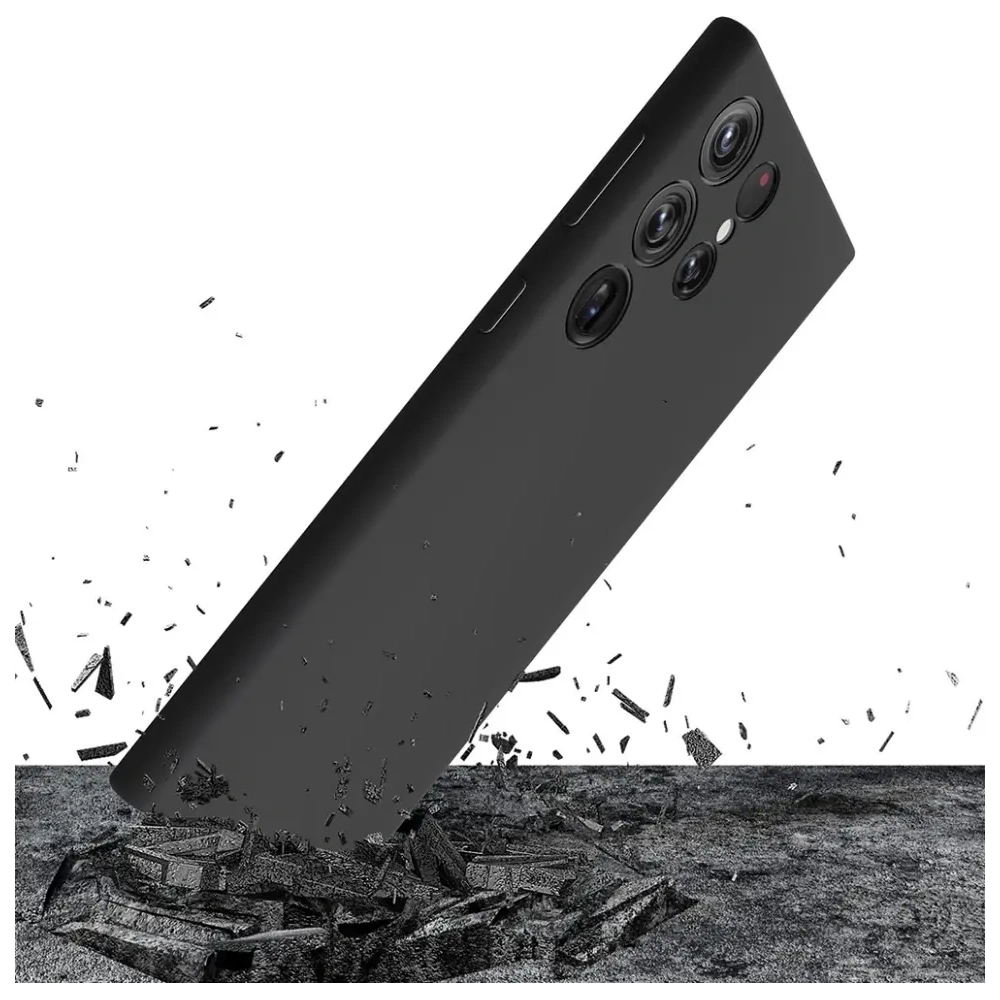 Etui 3MK Hardy Silicone MagCase do Samsung Galaxy S24 Ultra czarny