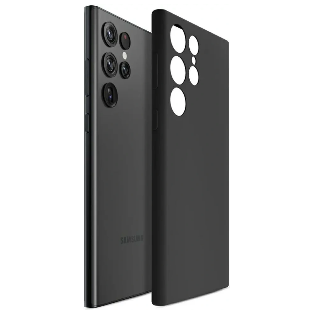 Etui 3MK Hardy Silicone MagCase do Samsung Galaxy S24 Ultra czarny