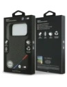 Etui BMW M Carbon Tricolor Line MagSafe do Apple iPhone 17 Pro Max czarny