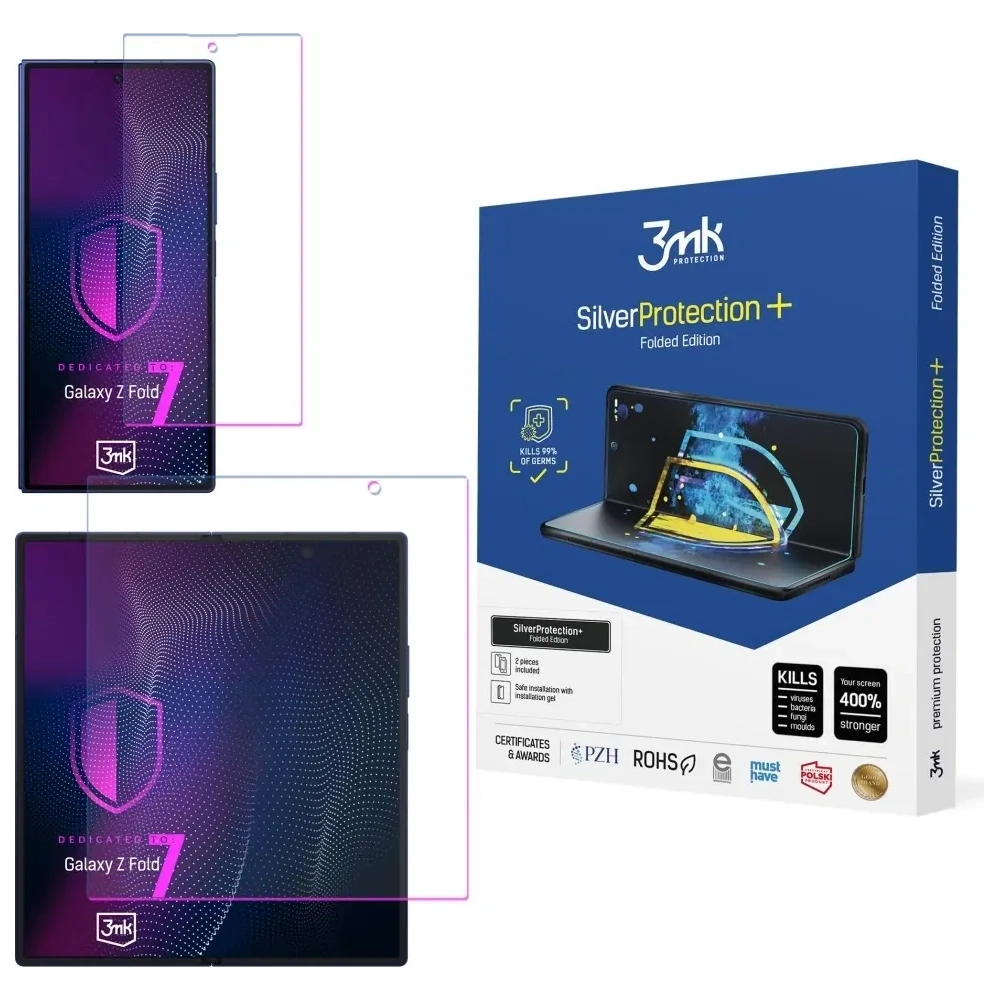 Antymikrobowa folia ochronna 3MK SilverProtect+ do Samsung Galaxy Z Fold 7