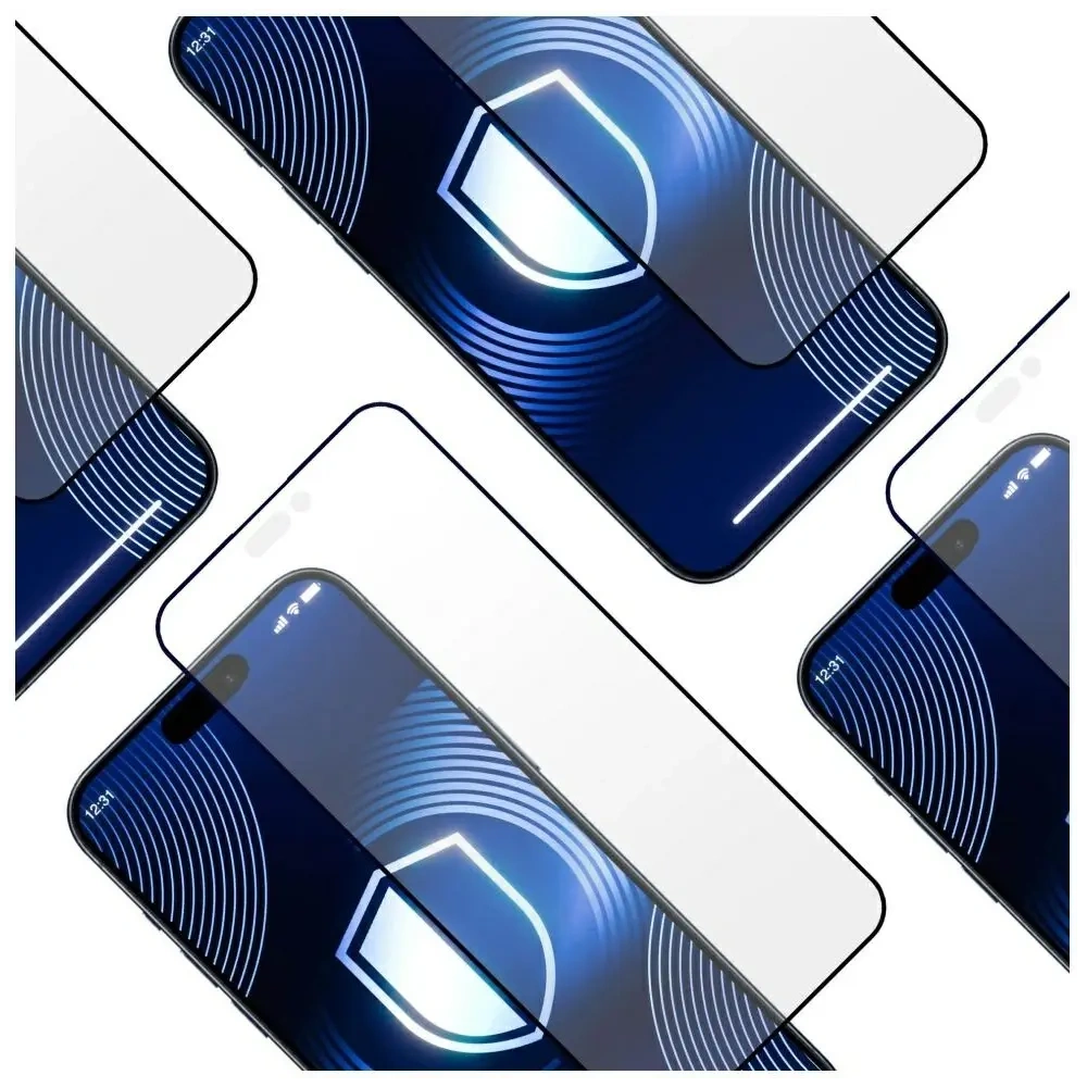Szkło hartowane 3MK HardGlass Matt Max do Apple iPhone 17 Pro