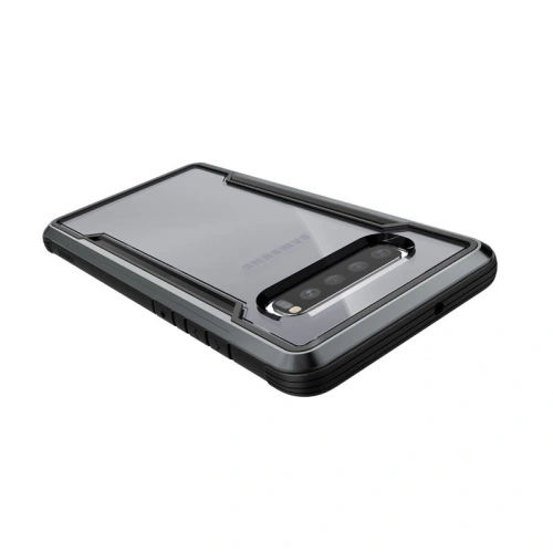 Kup X-Doria Samsung Aluminiumhülle Defense Shield Galaxy S10 (Falltest 3m) (Schwarz) - XDR001BLK - {ean13} - Sklep Home Screen