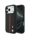 Etui BMW M Perforated Stripe Logo MagSafe do Apple iPhone 17 Pro czerwony