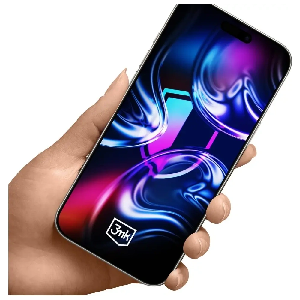 Szkło hartowane 3MK HardGlass Max z aplikatorem do Apple iPhone 16 Pro / 17