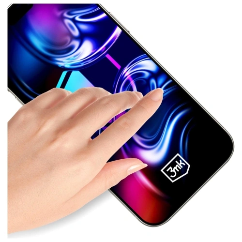 Szkło hartowane 3MK HardGlass Max z aplikatorem do Apple iPhone 16 Pro / 17
