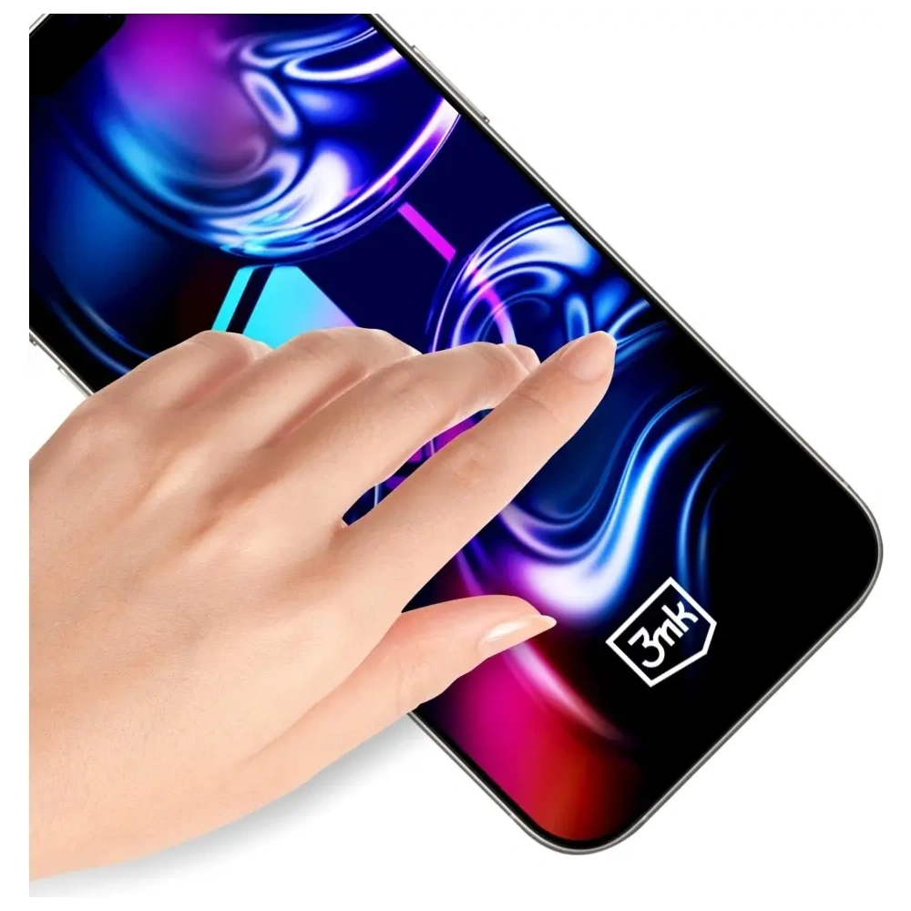 Szkło hartowane 3MK HardGlass Max z aplikatorem do Apple iPhone 16 Pro / 17