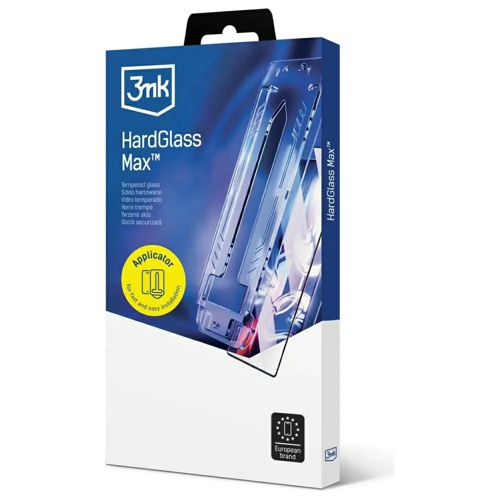 Szkło hartowane 3MK HardGlass Max z aplikatorem do Apple iPhone 17 Pro Max