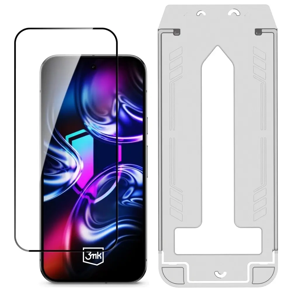 Szkło hartowane 3MK HardGlass Max z aplikatorem do Google Pixel 10 / 10 Pro