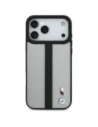 Etui BMW M Perforated Stripe Logo MagSafe do Apple iPhone 17 Pro Max szary