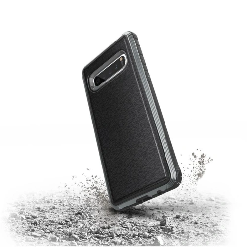 Kup Alumínium tok X-Doria Defense Lux Samsung Galaxy S10 (3m-es ejtési teszt) (Fekete bőr) - XDR004BLK - {ean13} - Sklep Home Screen