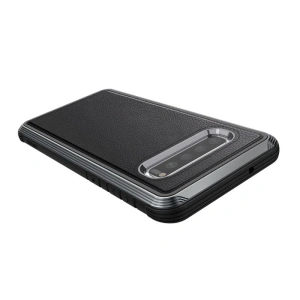 Kup Etui aluminiowe X-Doria Defense Lux Samsung Galaxy S10+ Plus (Drop test 3m) (Black Leather) - XDR005BLK - {ean13} - Sklep Home Screen