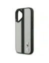 Etui BMW M Perforated Stripe Logo MagSafe do Apple iPhone 17 szary