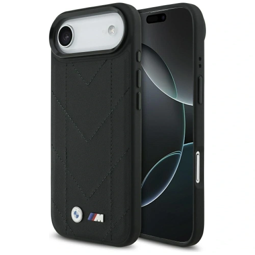 Etui BMW M Quilted Logo MagSafe do Apple iPhone 17 Air czarny