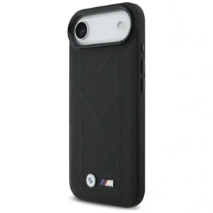 Etui BMW M Quilted Logo MagSafe do Apple iPhone 17 Air czarny