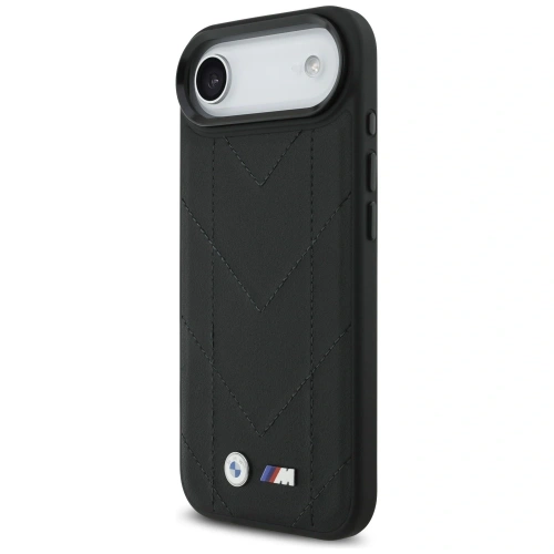 Etui BMW M Quilted Logo MagSafe do Apple iPhone 17 Air czarny